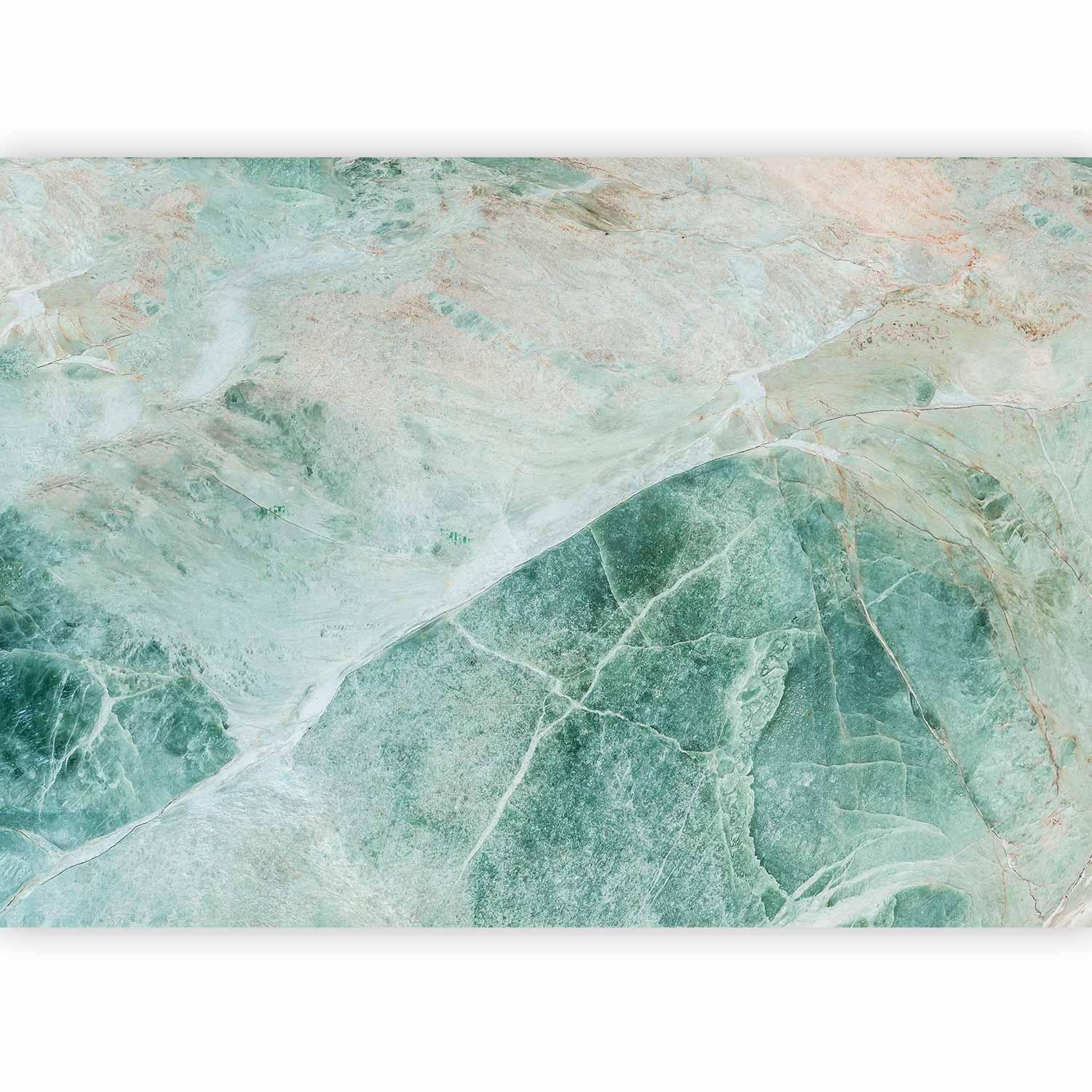 Papier peint - Turquoise Marble