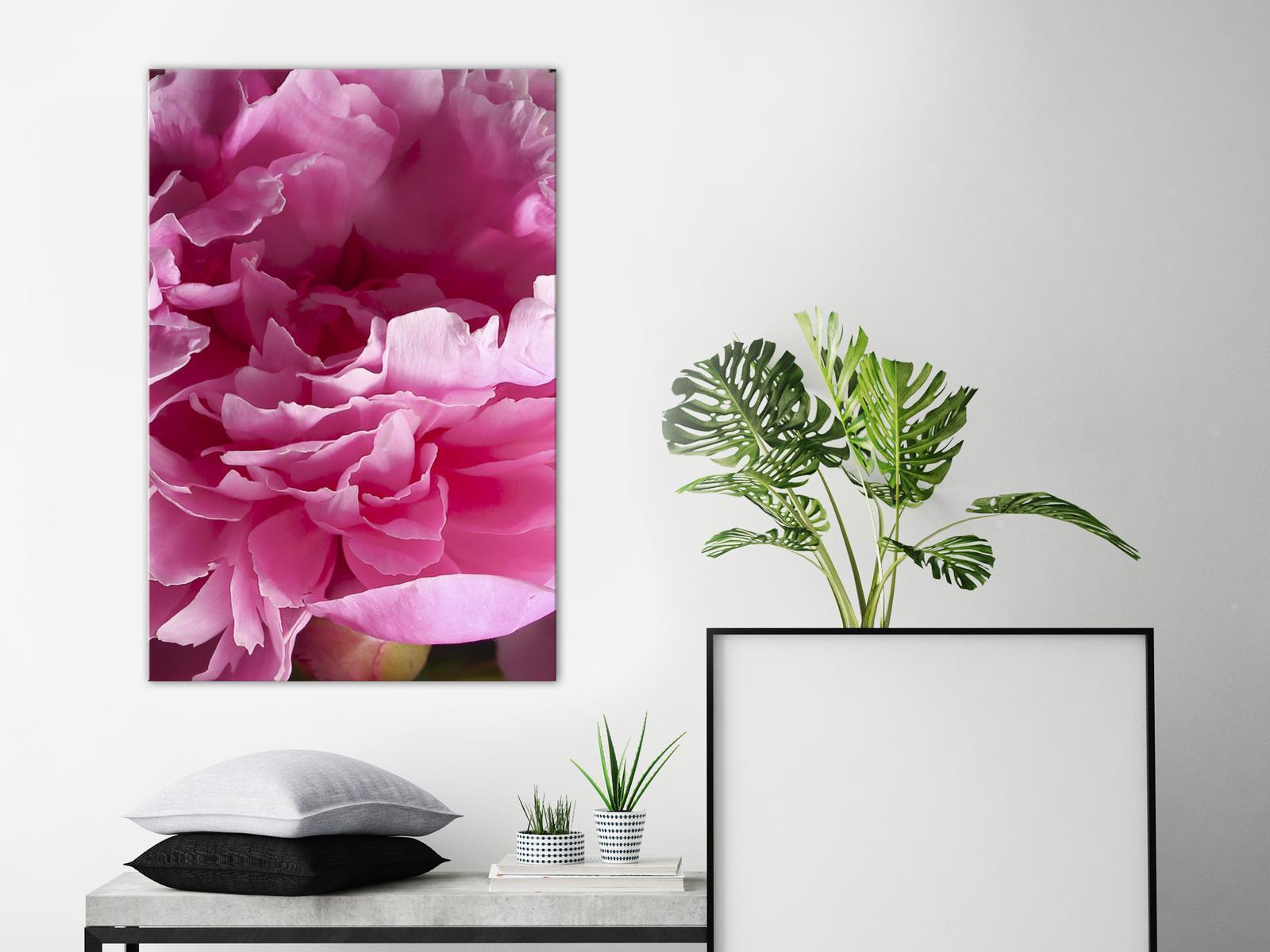 Tableau - Blossom of Beauty (1-part) - Pink Peony Flower Embraced by Nature