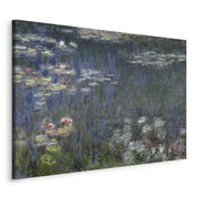 Tableau - Waterlilies: Green Reflections (Claude Monet)