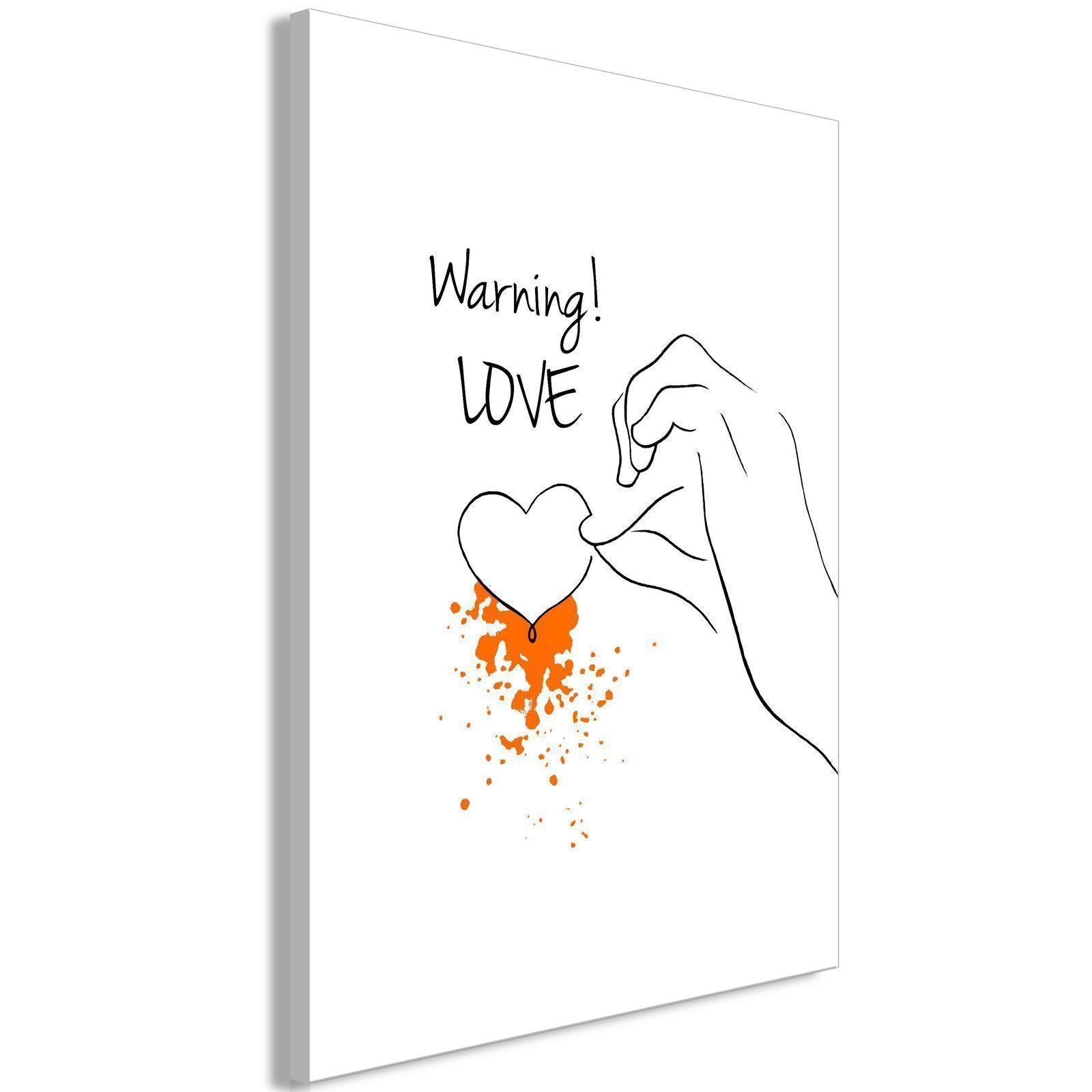 Tableau - Warning! Love (1 Part) Vertical