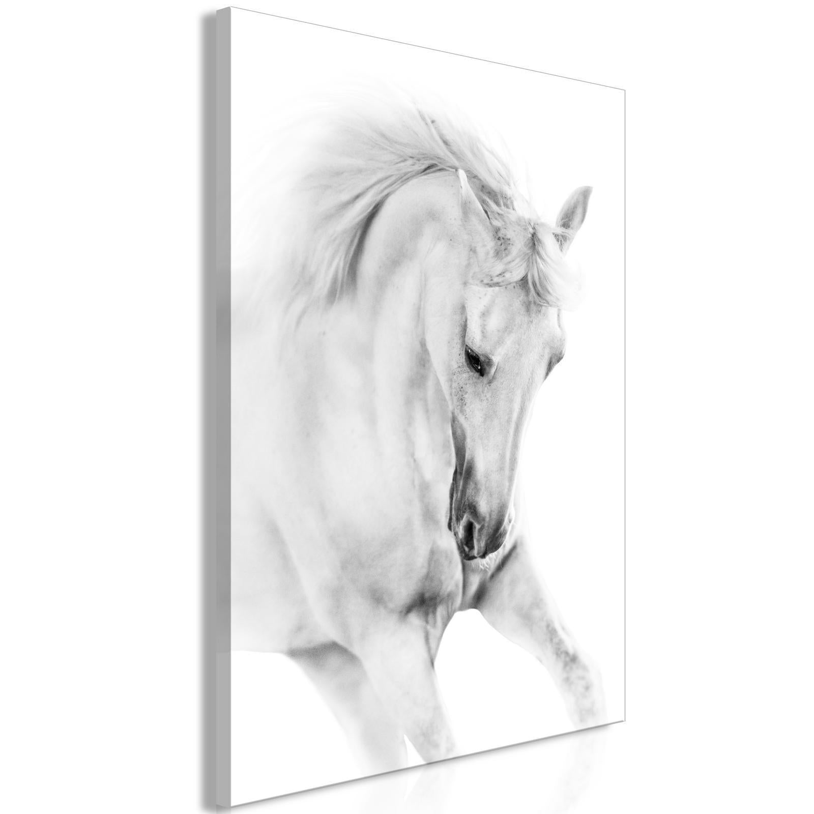 Tableau - White Horse (1 Part) Vertical