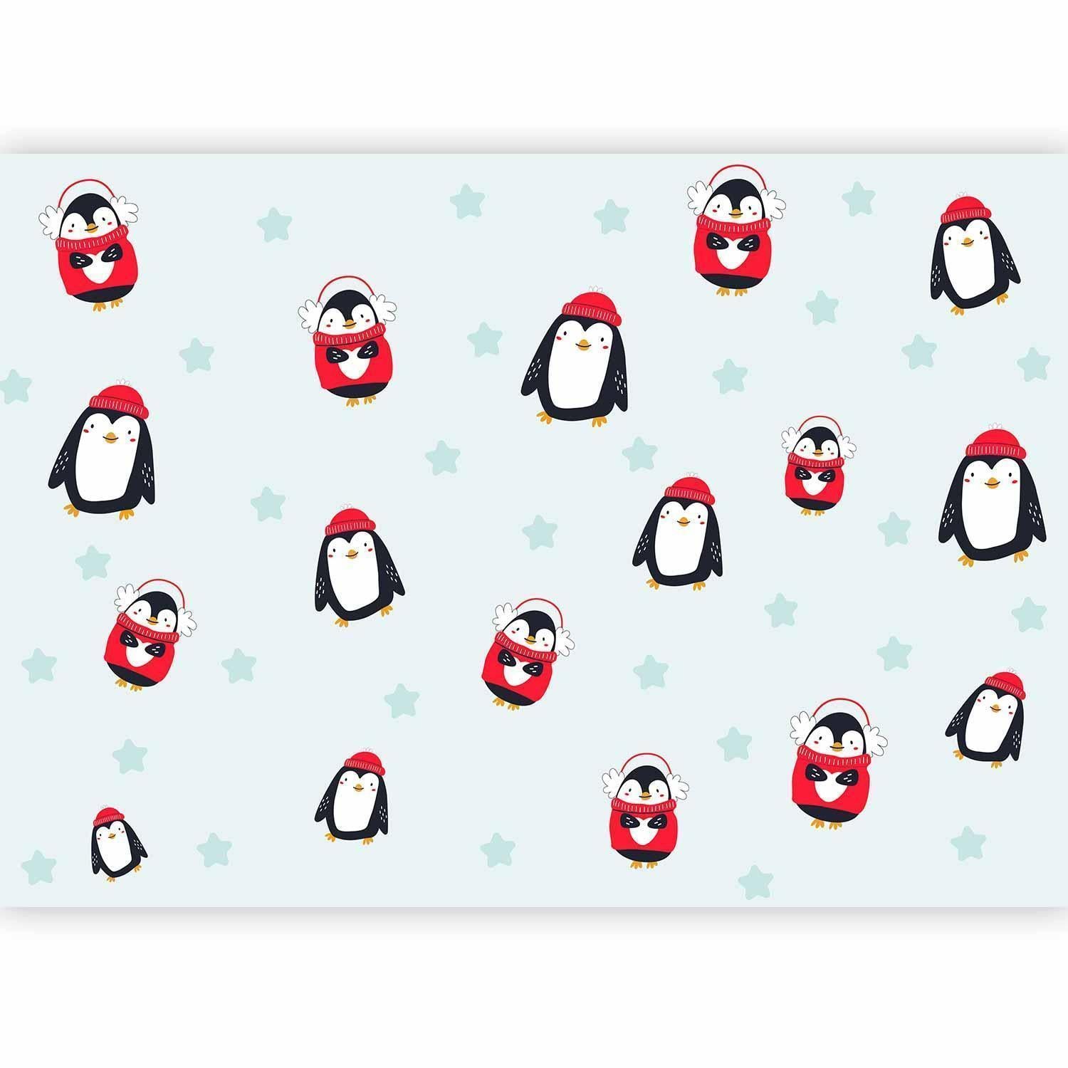 Papier peint - Brawling Penguins