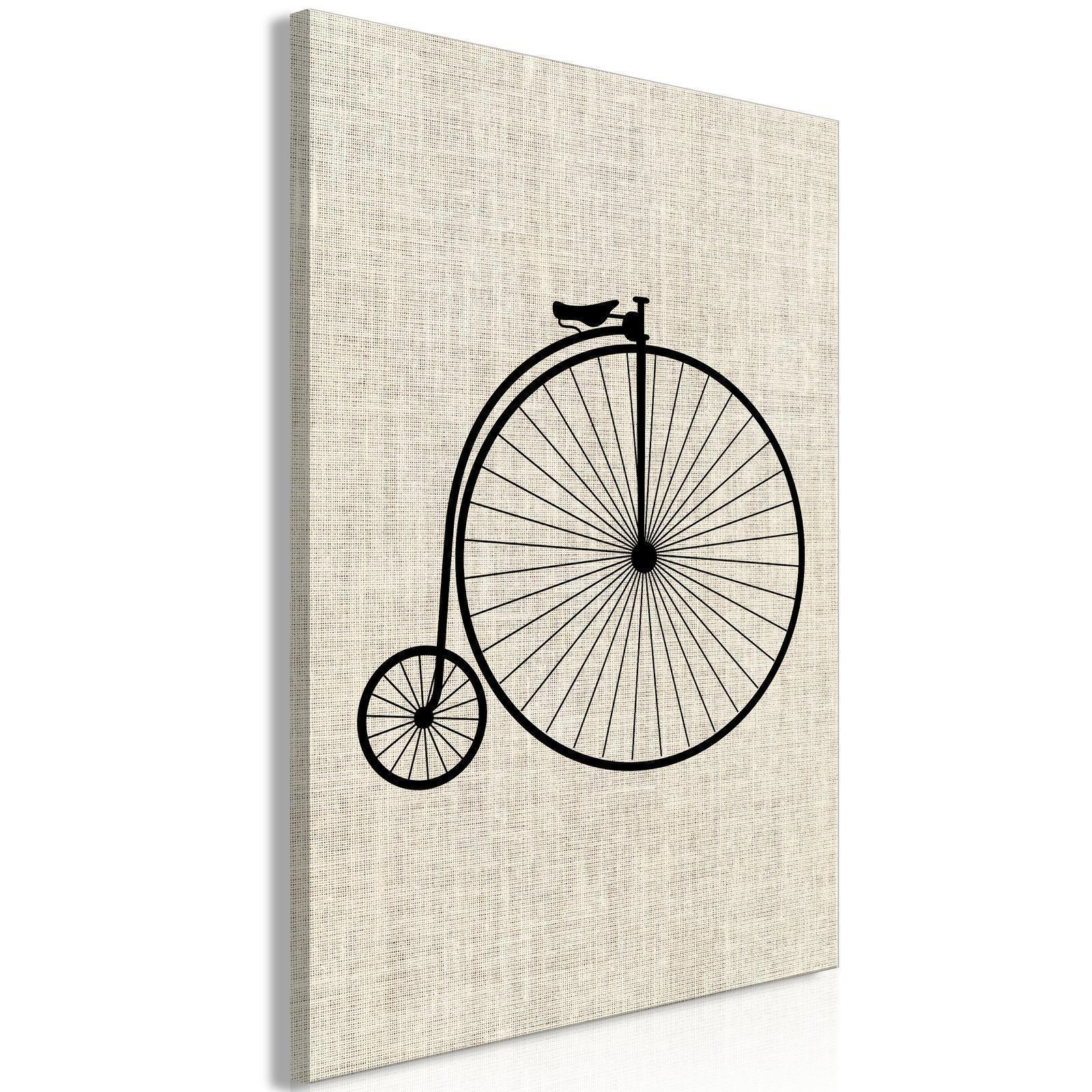 Tableau - Vintage Bicycle (1 Part) Vertical