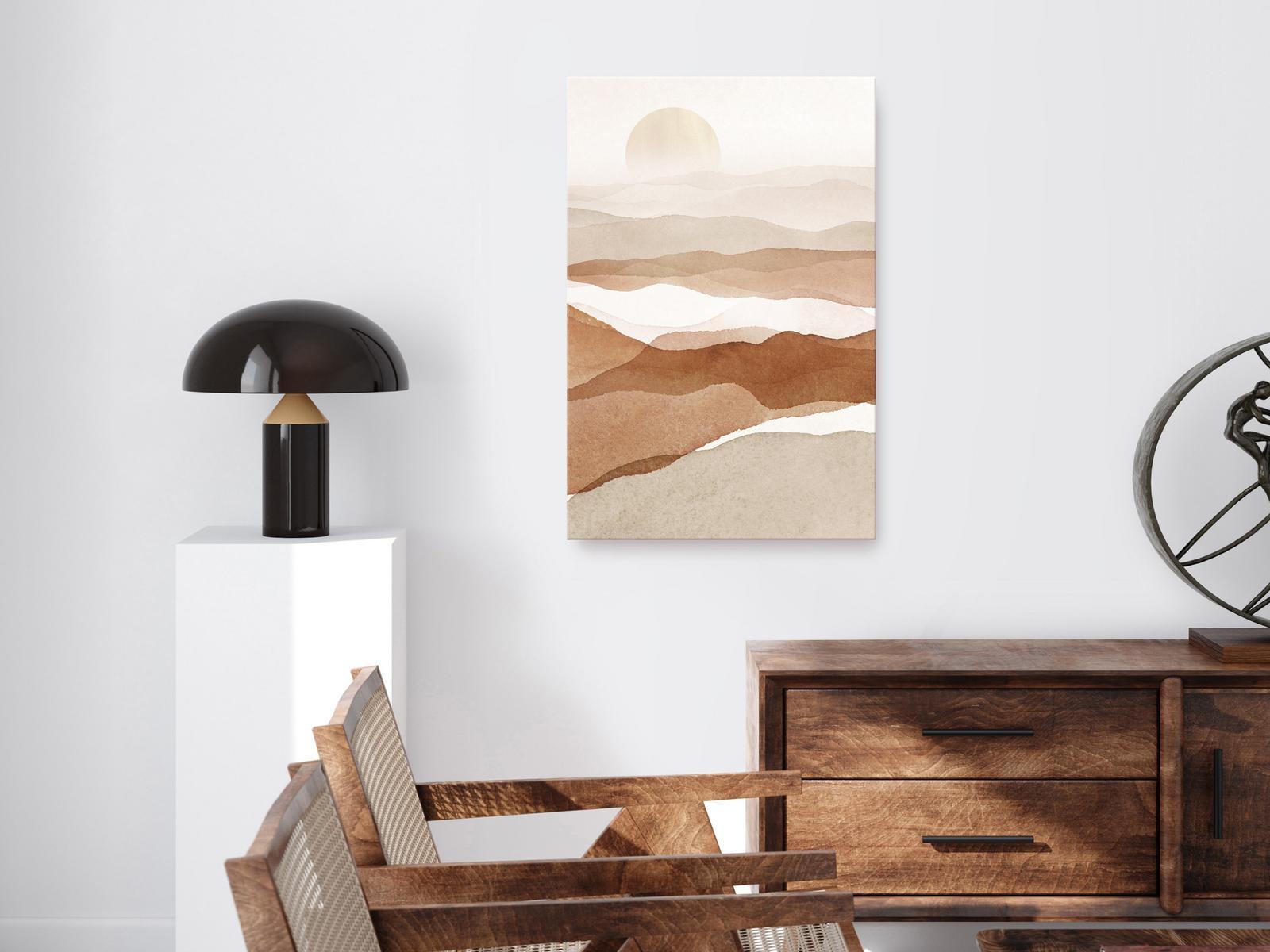 Tableau - Desert Lightness (1 Part) Vertical