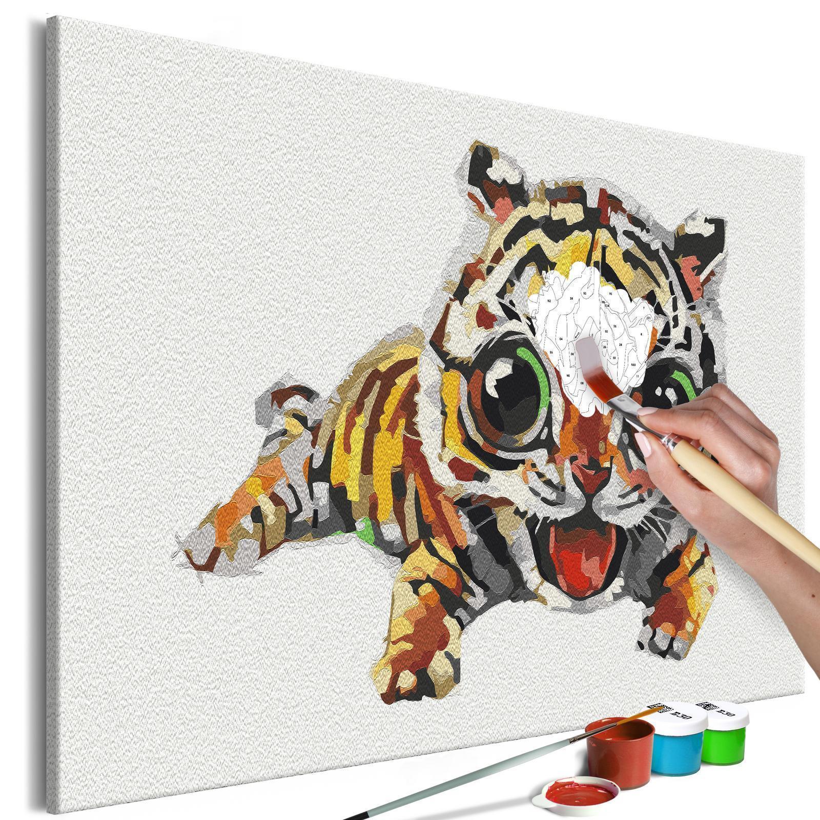 Peinture par numéros - Sweet Tiger