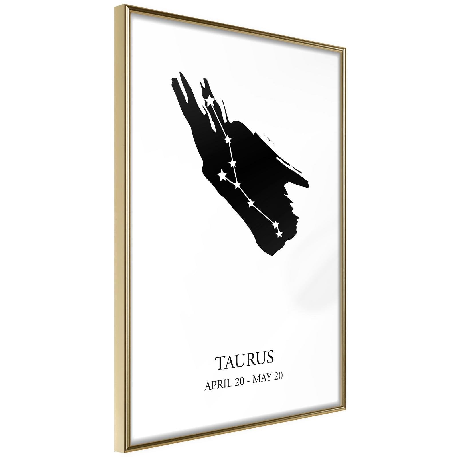 Poster Taureau - Signe du zodiaque