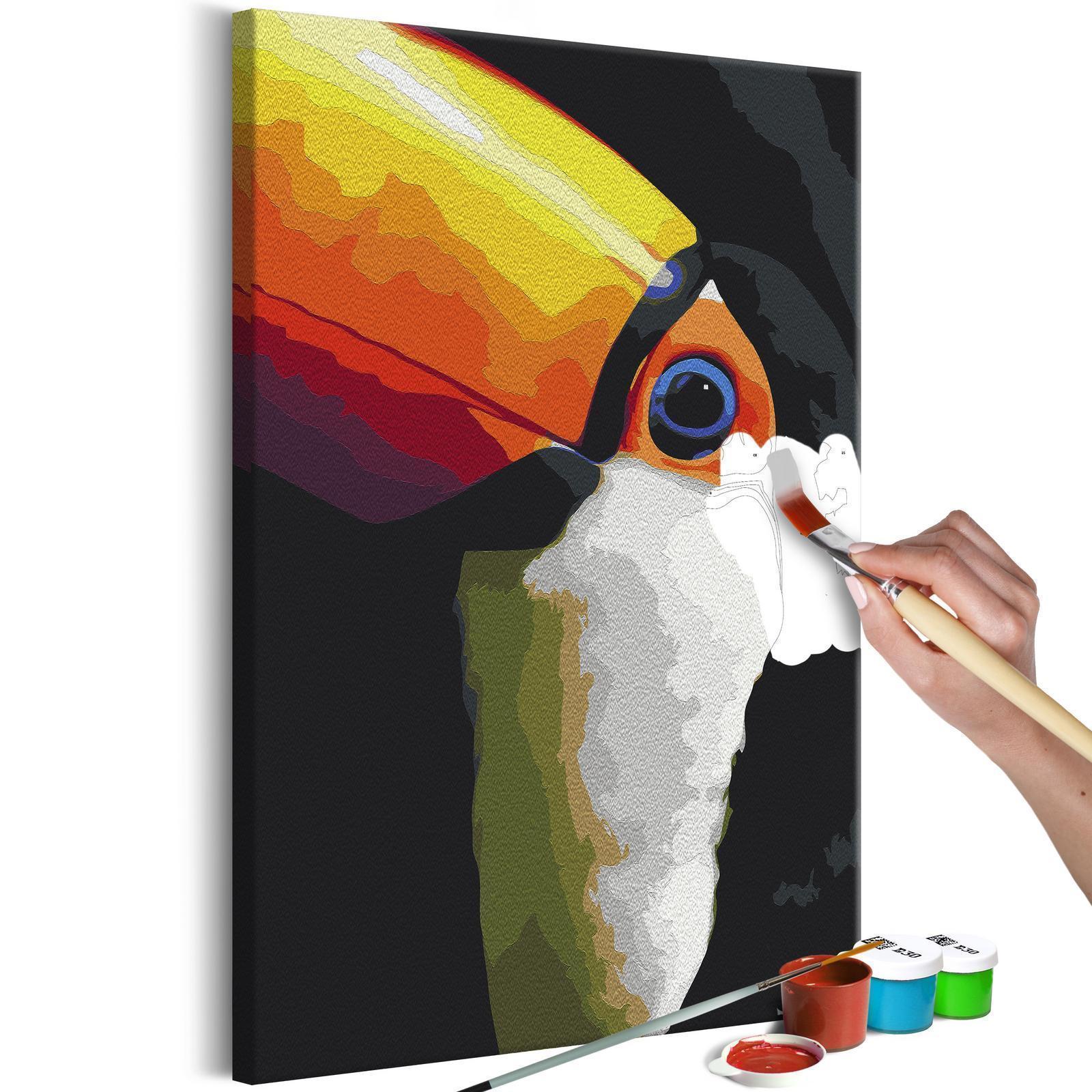 Peinture par numéros - Toucan