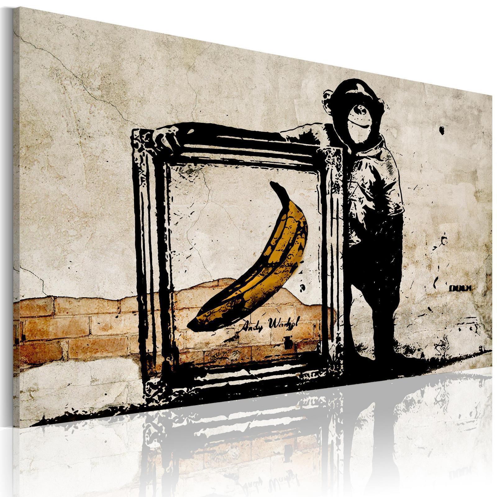 Tableau - Inspired by Banksy - sepia