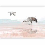 Papier peint - Cranes Over the Water