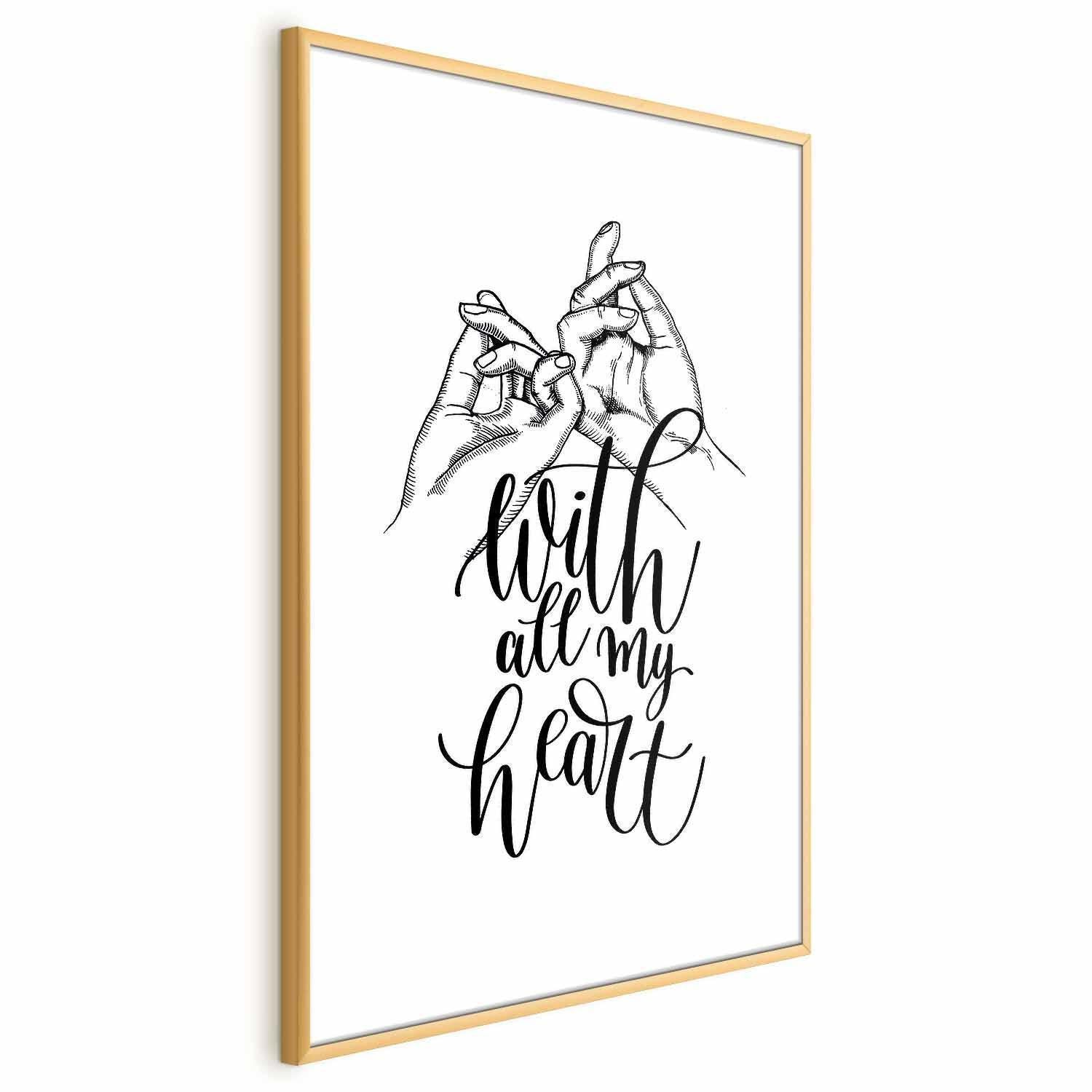 Poster - With All My Heart