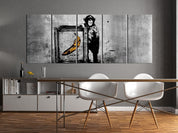 Tableau - Banksy: Monkey with Frame