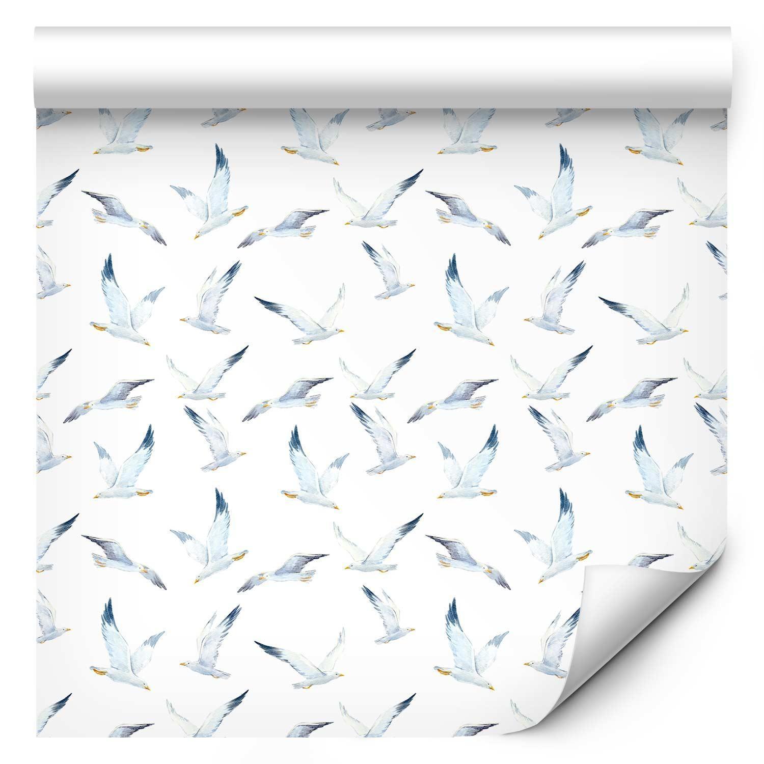 Tapisserie murale - Flying Seagulls