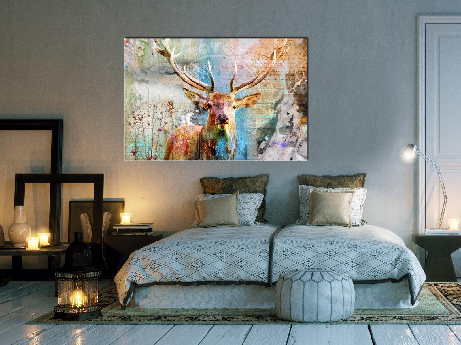 Tableau - Deer on Wood