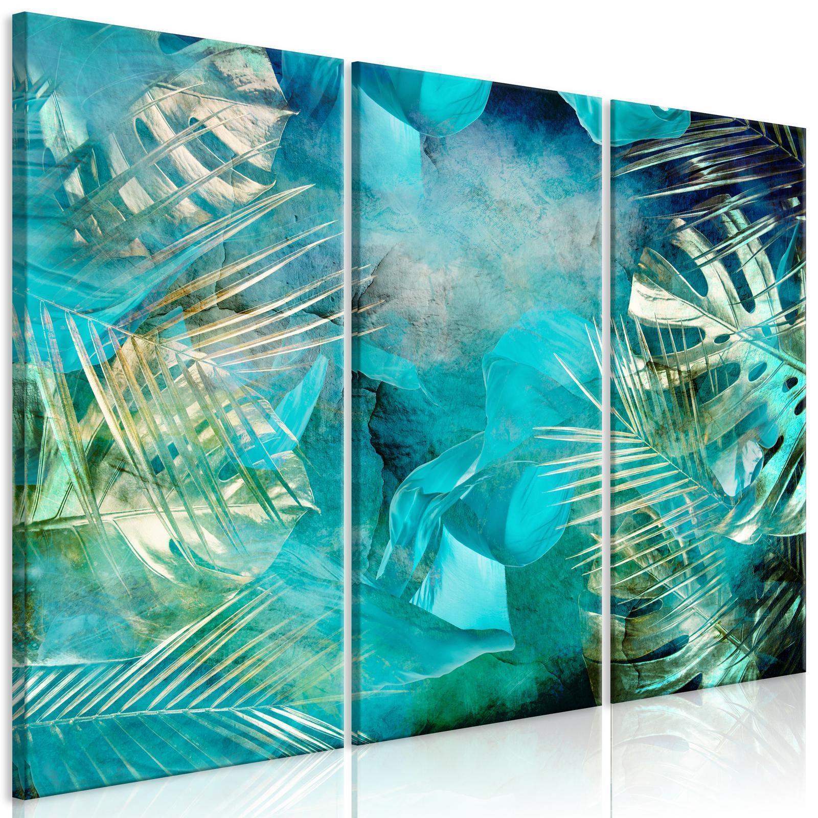 Tableau - Turquoise and Gold (3 Parts)