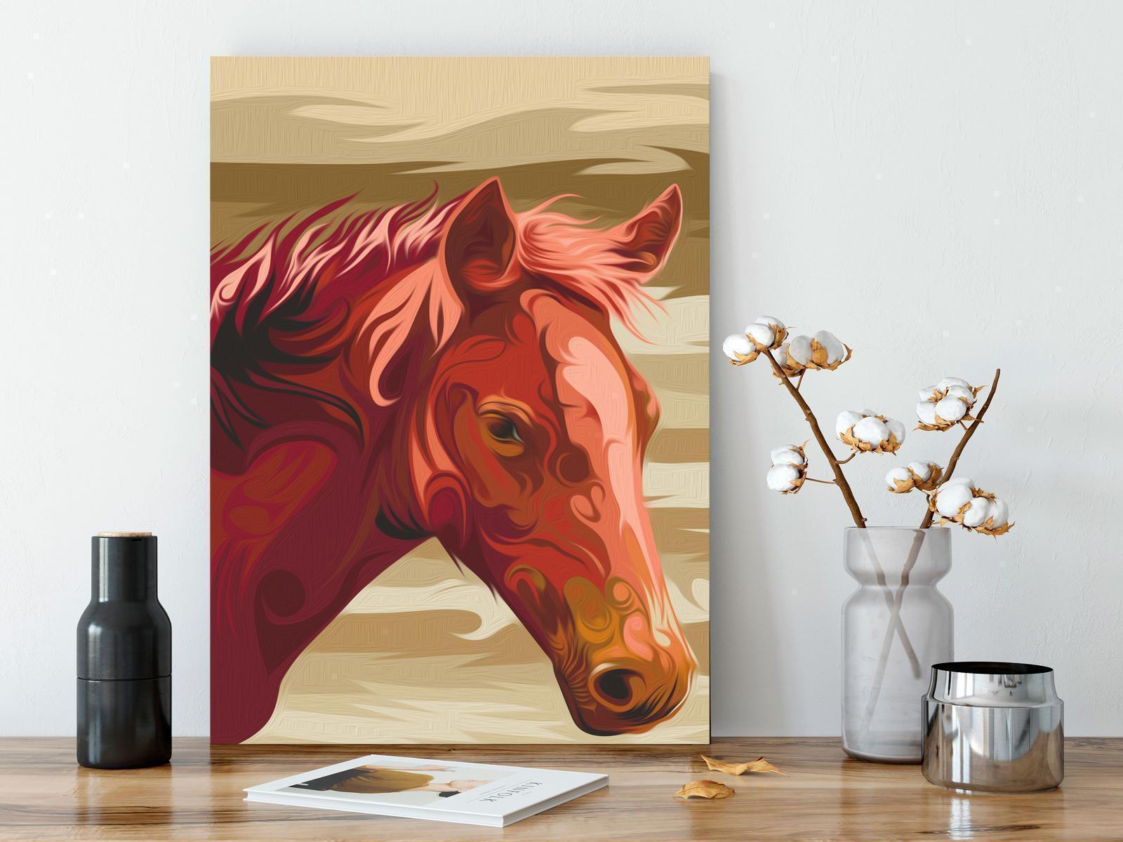 Peinture par numéros - Brown Horse