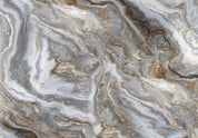 Papier peint - Stone Abstractions - Marble Textures in Neautral Tones