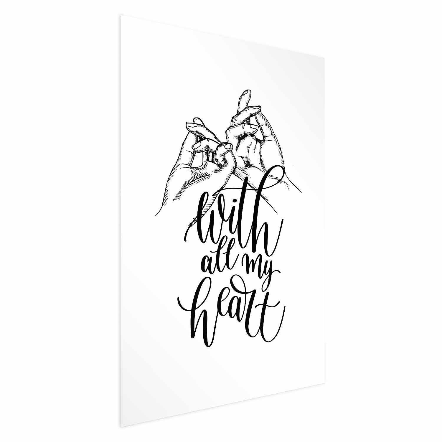 Poster - With All My Heart