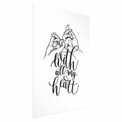 Poster - With All My Heart
