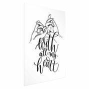 Poster - With All My Heart