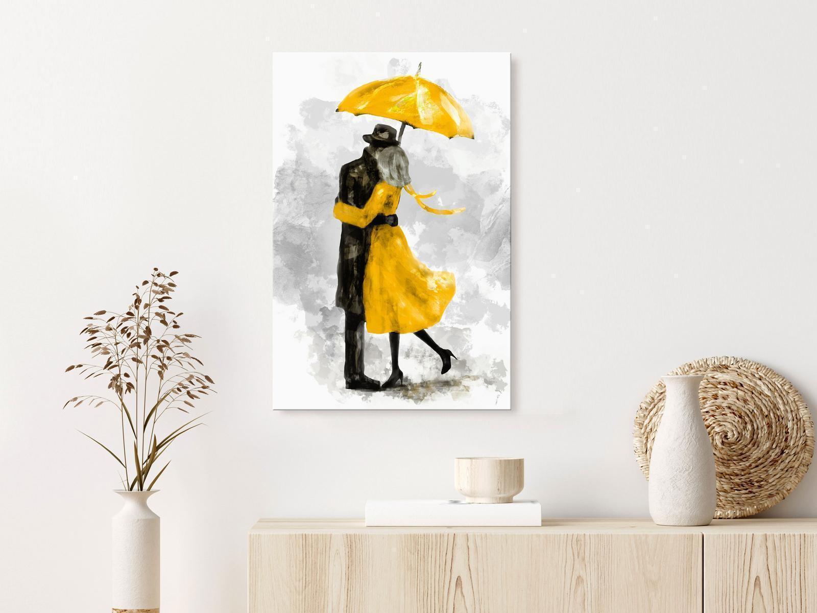 Tableau - Under Yellow Umbrella (1 Part) Vertical