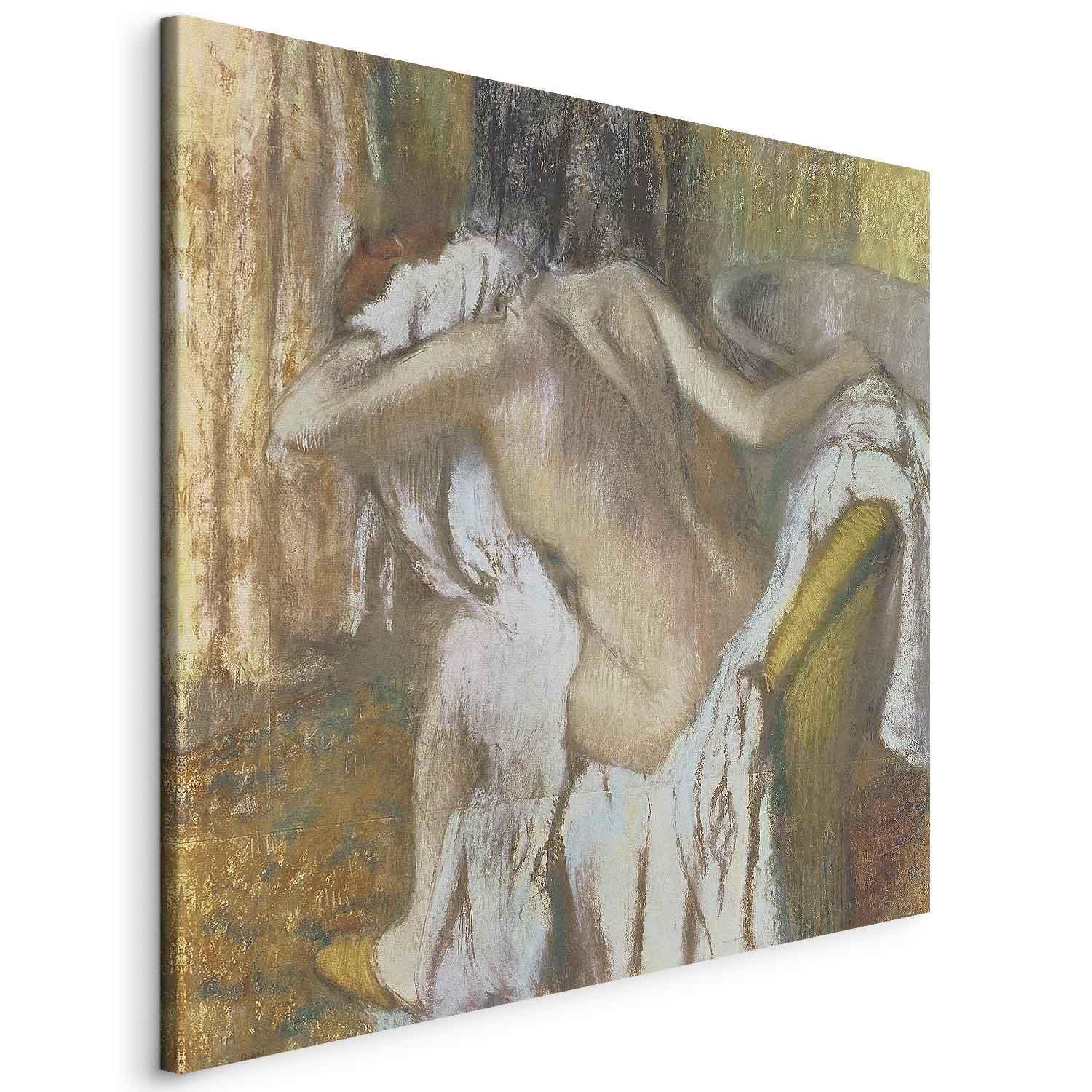 Tableau - Woman drying herself (Edgar Degas)