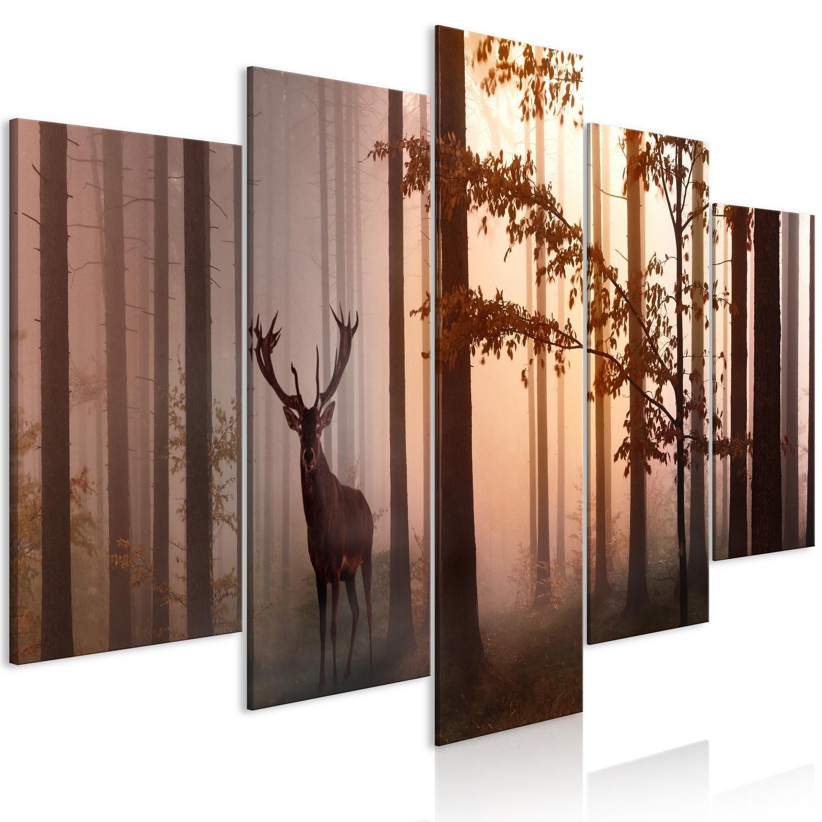 Tableau - Morning (5 Parts) Wide Brown