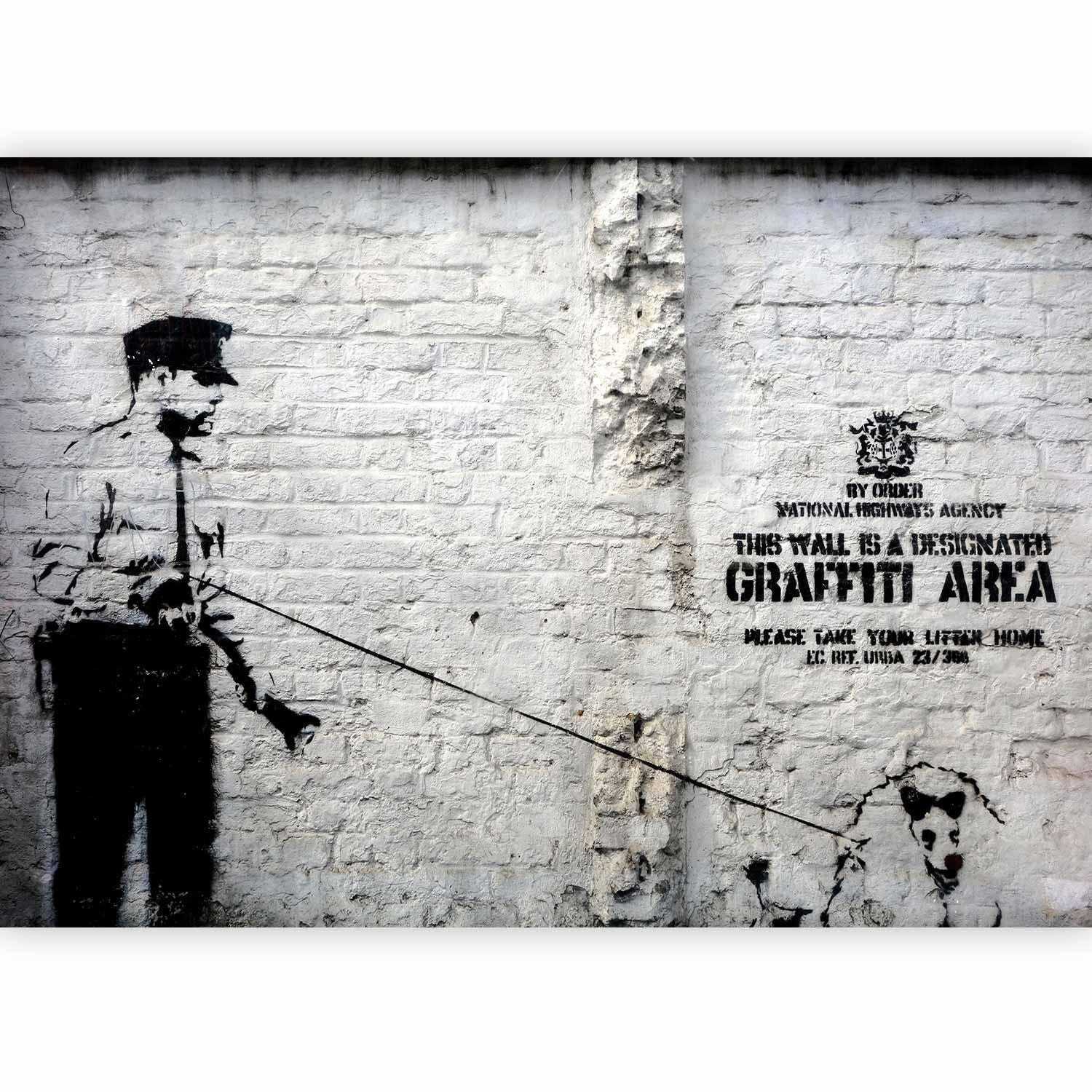 Papier peint - Banksy - Graffiti Area