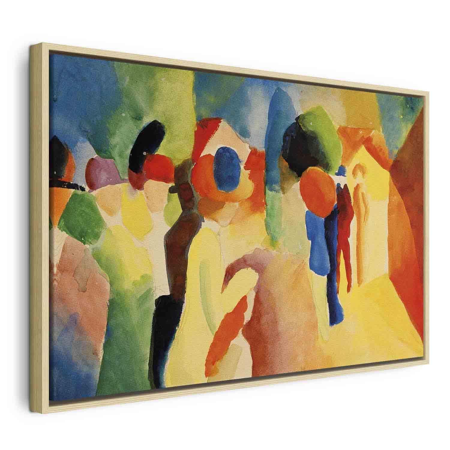 Tableau - With a Yellow Jacket (August Macke)