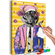 Peinture par numéros - Tiger in Hat