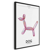 Tableau - Holo-Dog - Colorful Dog in Retro Style