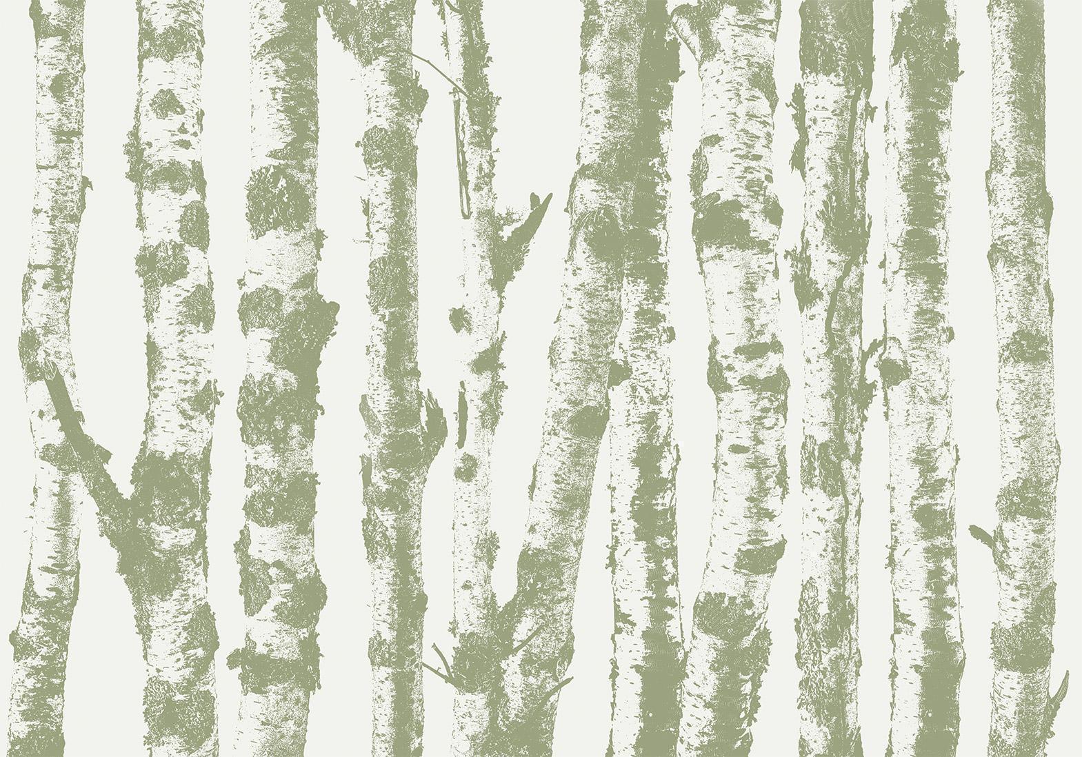 Papier peint - Stately Birches - Third Variant