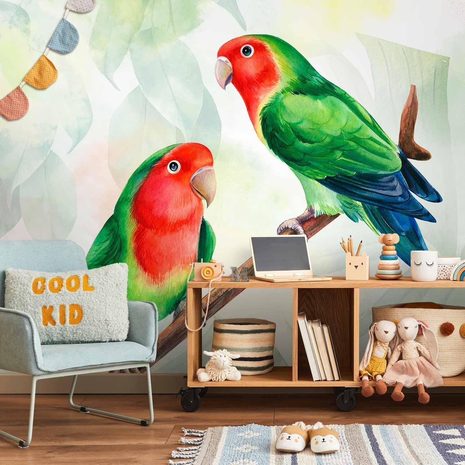 Papier peint - Lovebirds