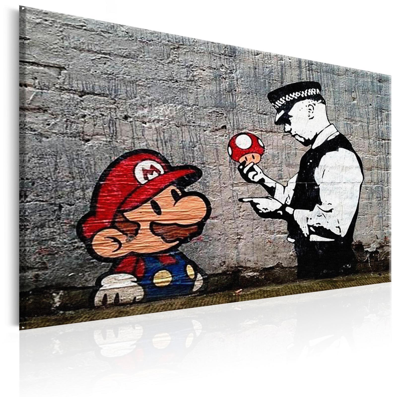 Tableau - Mario and Cop by Banksy