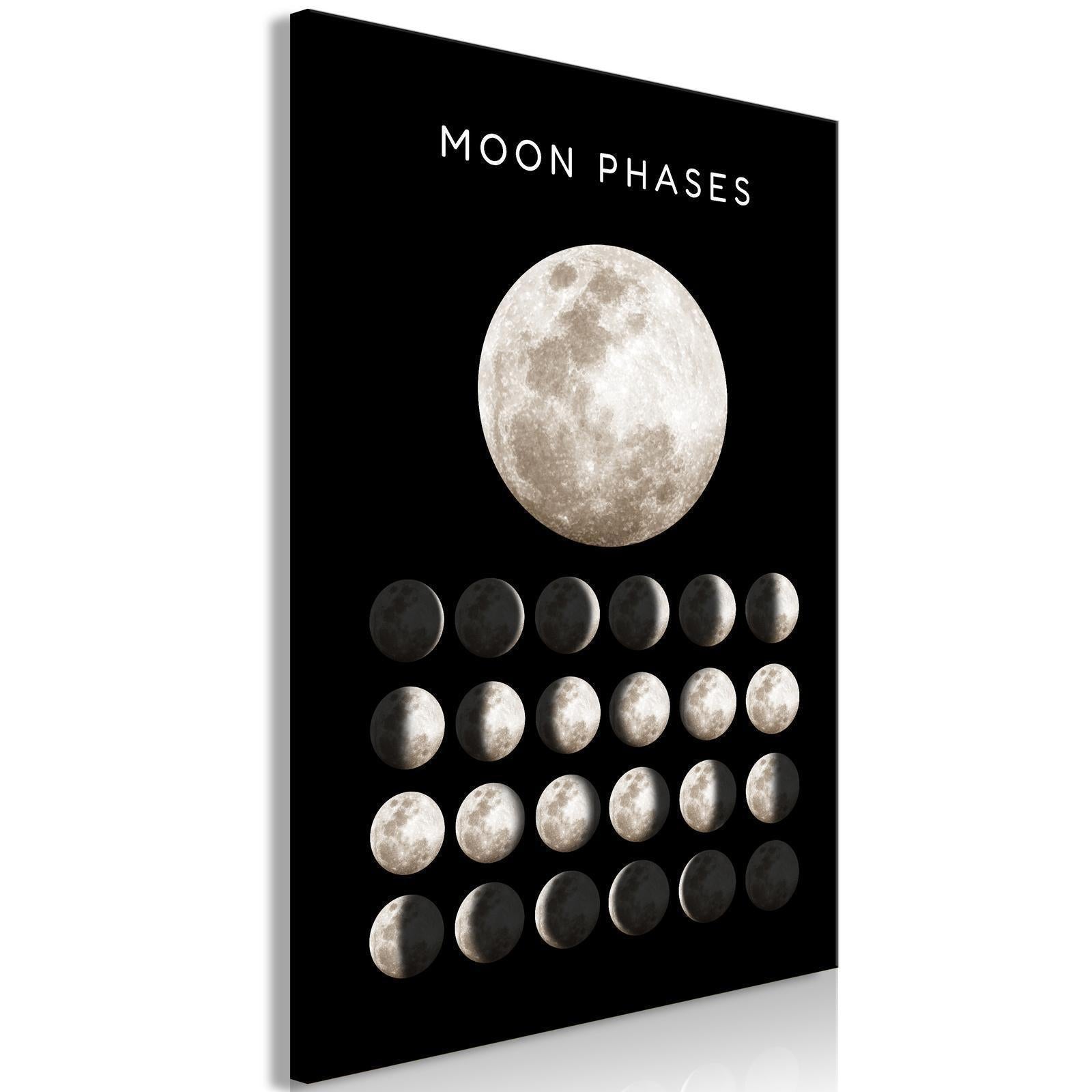 Tableau - Moon Phases (1 Part) Vertical