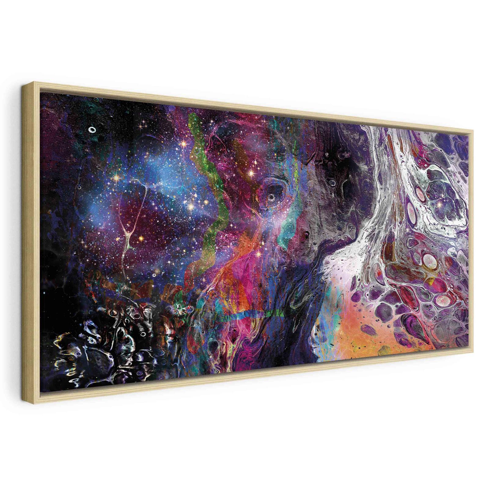 Tableau - Colourful Galaxy (1 Part) Wide