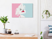 Peinture par numéros - Marilyn in Pink