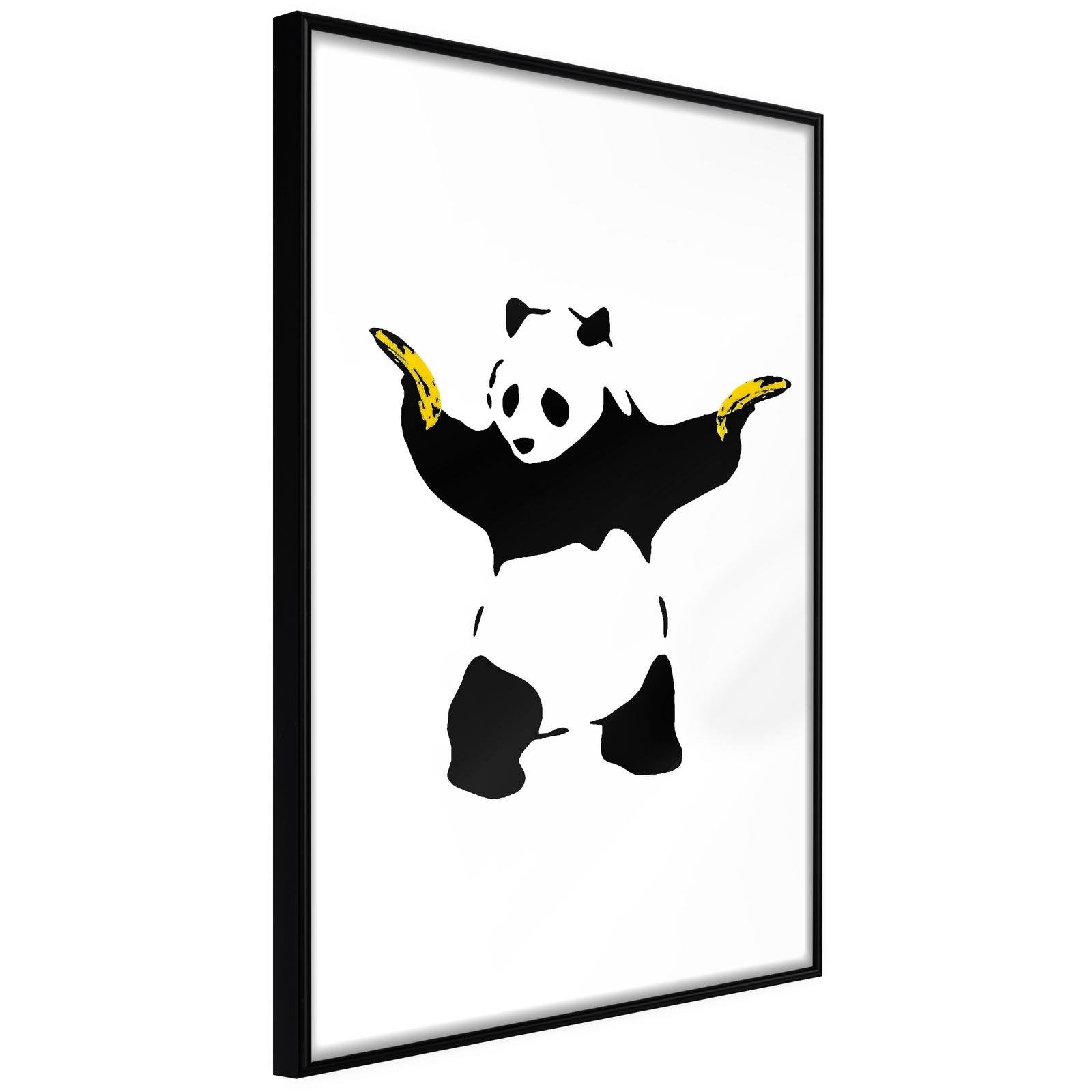 Poster Banksy panda with guns