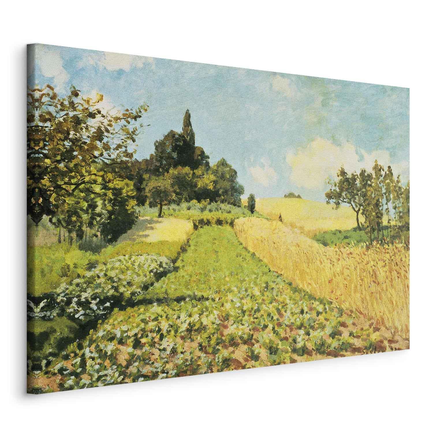 Tableau - Wheat field (Alfred Sisley)