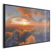 Poster - When Dawn Tickles the Clouds: A Color Show on the Morning Sky