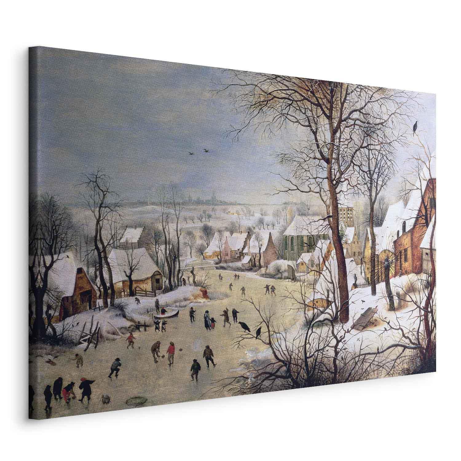 Tableau - Winter Landscape with Birdtrap (Pieter Bruegel the Elder)