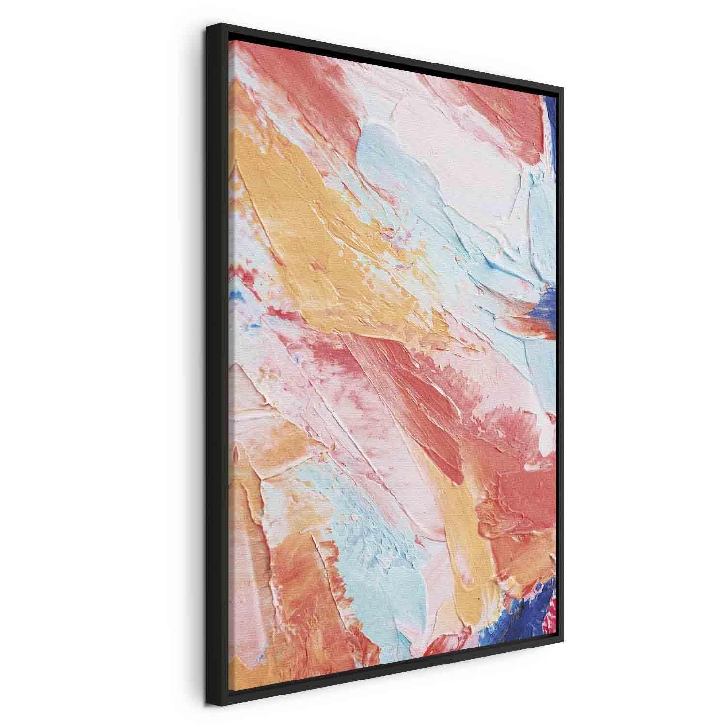 Tableau - Spring Shades - A Colorful Mix of Warm and Cool Tones on Canvas