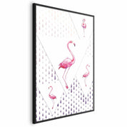 Poster - Flamingo Family