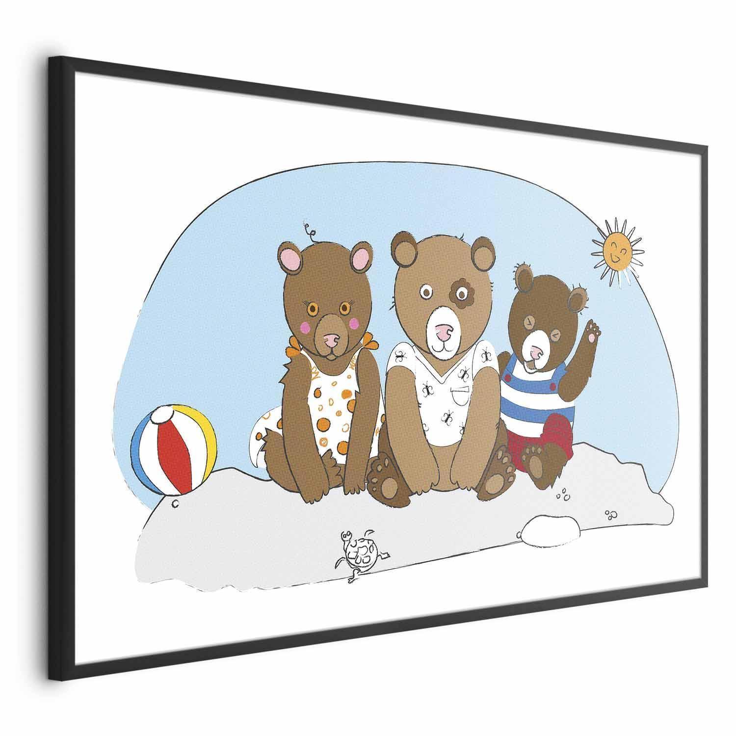 Poster - Bears on the Beach