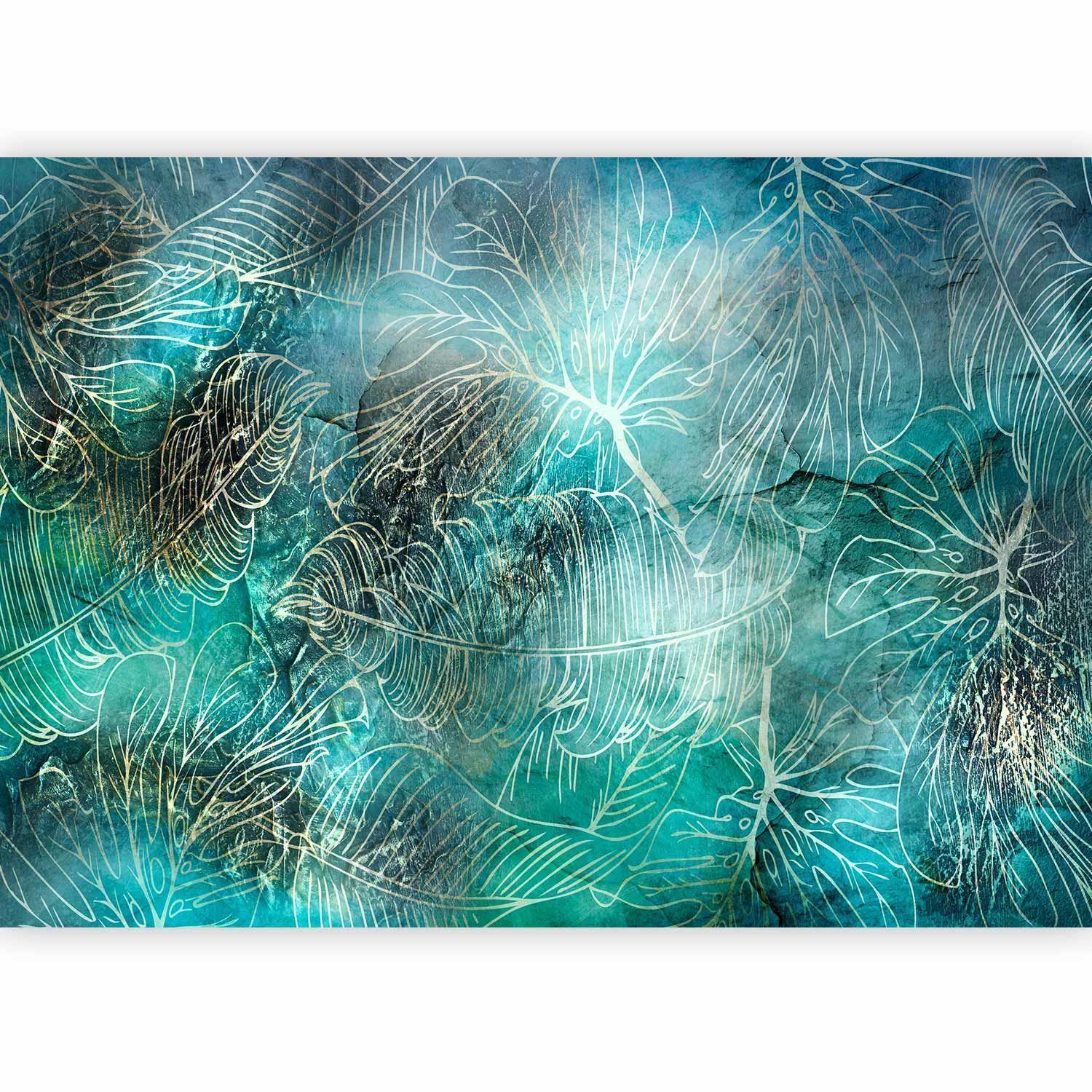 Papier peint - Turquoise Vegetation