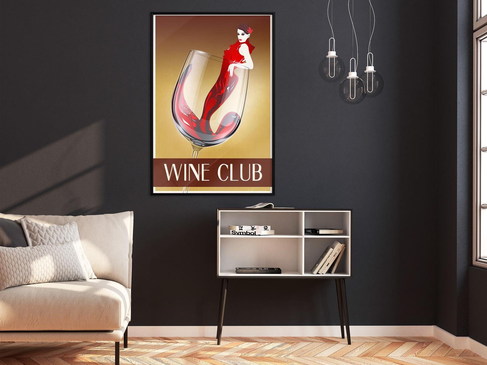 Affiche Vin Rouge