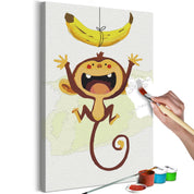 Peinture par numéros - Hungry Monkey