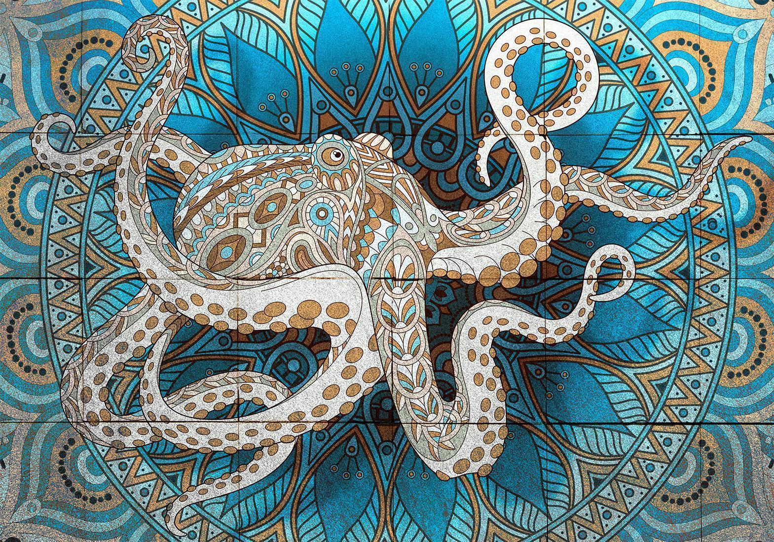 Papier peint - Zen Octopus