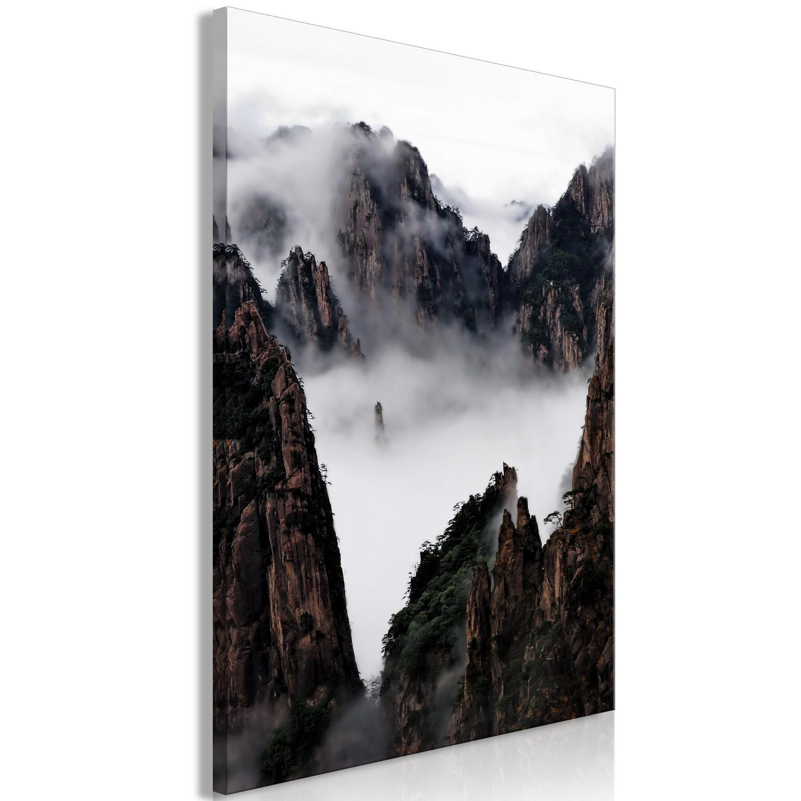 Tableau - Fog Over Huang Shan (1 Part) Vertical