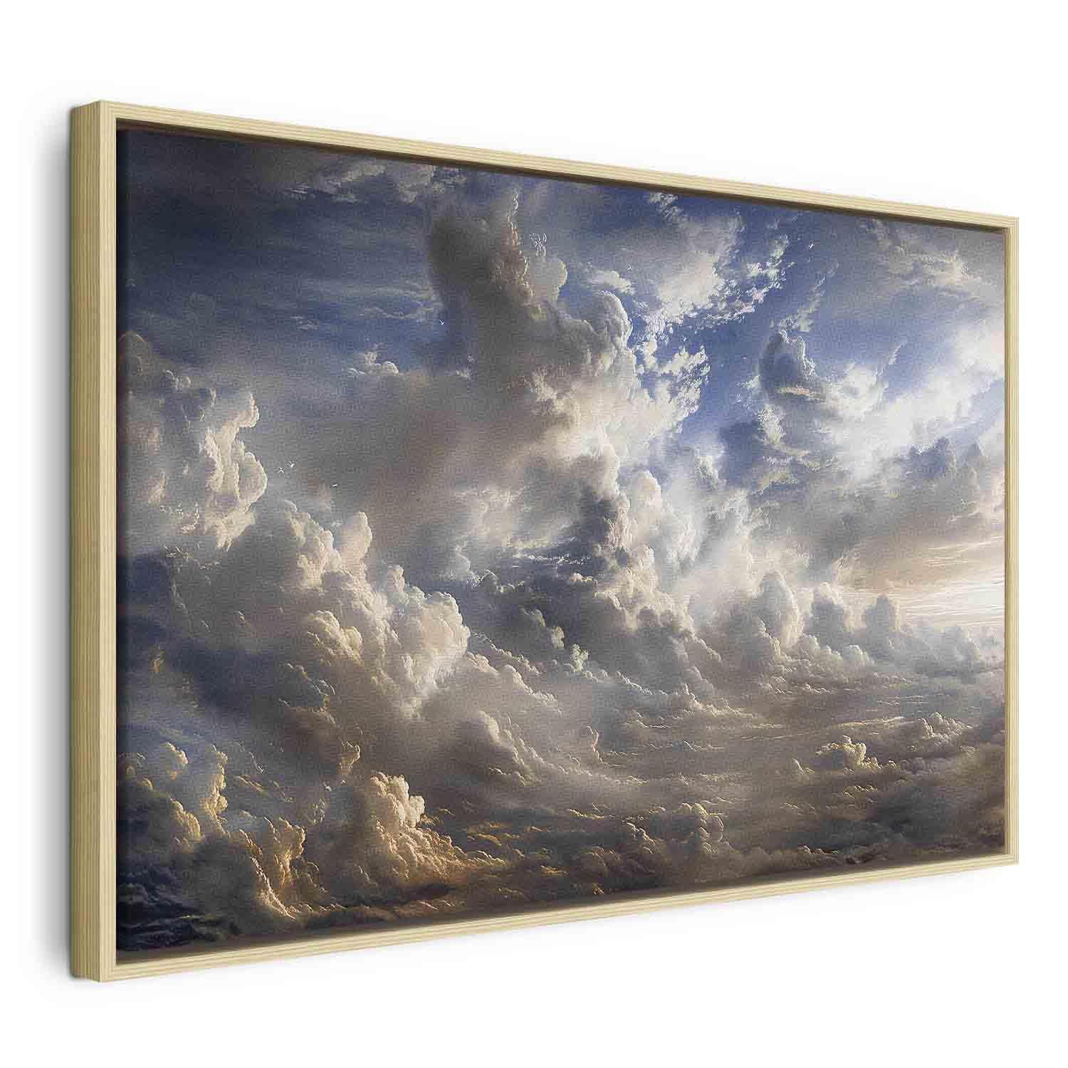 Tableau - Golden Reflections on Clouds Foretelling Dusk