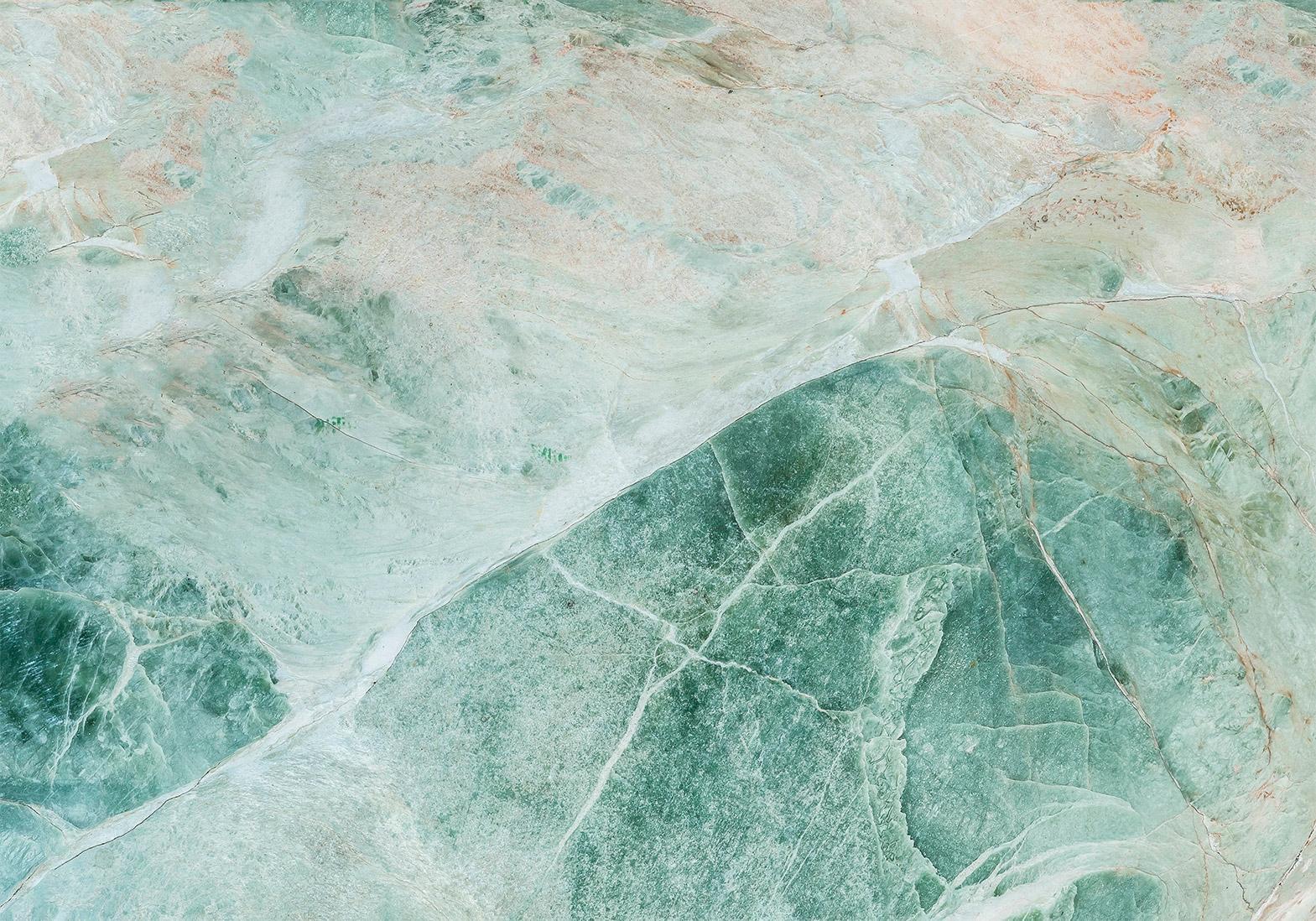 Papier peint - Turquoise Marble